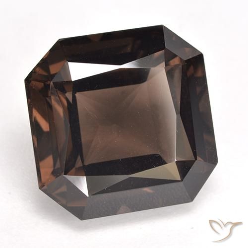 cuarzo ahumado Marrón natural de 9.88 ct, Corte Octágono / Esmeralda, VVS-VS
