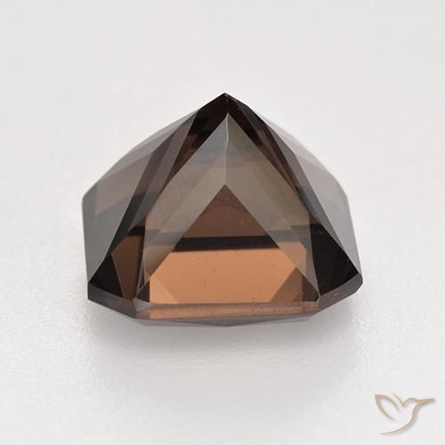 cuarzo ahumado Marrón oscuro natural de 6.08 ct, Corte Octágono / Esmeralda, VVS-VS