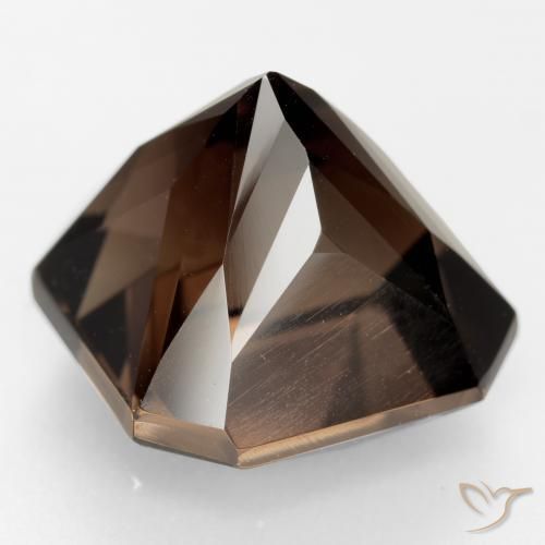 cuarzo ahumado Marrón medio natural de 13.36 ct, Corte Octágono / Esmeralda, VVS-VS