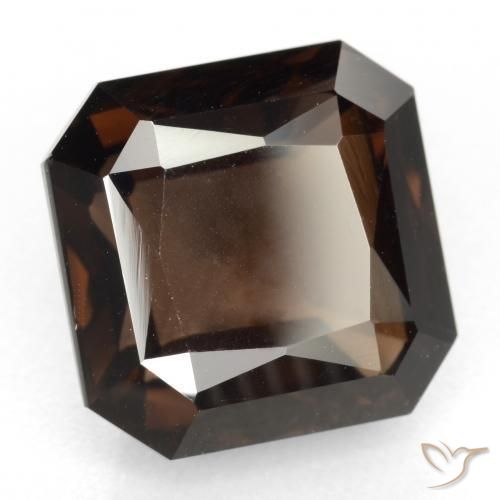 cuarzo ahumado Marrón medio natural de 6.72 ct, Corte Octágono / Esmeralda, VVS