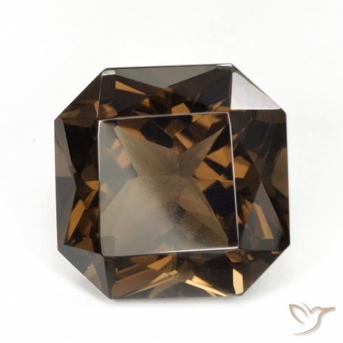 cuarzo ahumado Marrón natural de 8.41 ct, Corte Octágono / Esmeralda, VVS