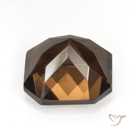 cuarzo ahumado Marrón natural de 8.41 ct, Corte Octágono / Esmeralda, VVS