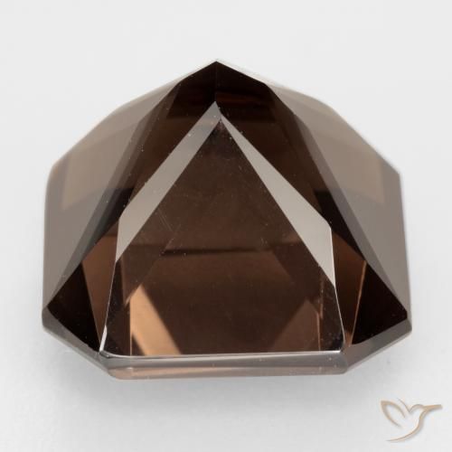cuarzo ahumado Marrón rojizo natural de 9.85 ct, Corte Octágono / Esmeralda, VVS