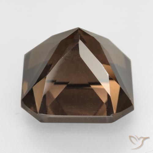 cuarzo ahumado Marrón natural de 10.94 ct, Corte Octágono / Esmeralda, VVS-VS