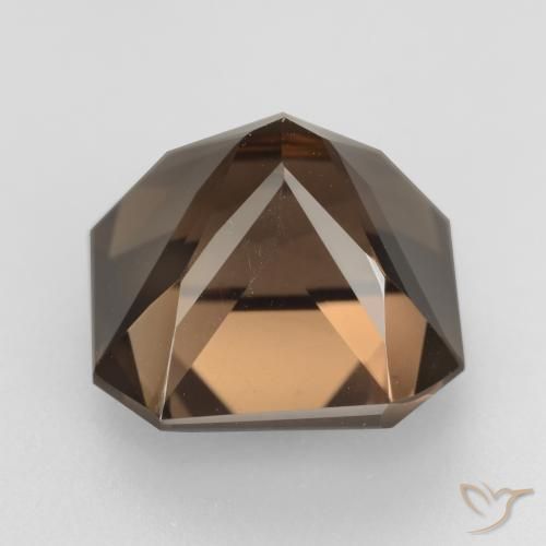 cuarzo ahumado Marrón nogal natural de 7.12 ct, Corte Octágono / Esmeralda, VVS