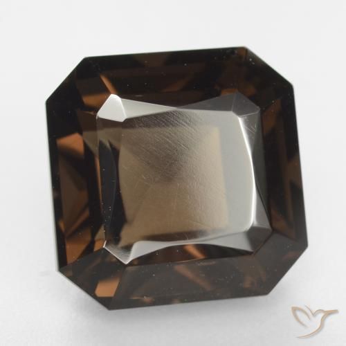 cuarzo ahumado Marrón natural de 8.59 ct, Corte Octágono / Esmeralda, VVS