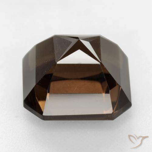 cuarzo ahumado Marrón natural de 8.59 ct, Corte Octágono / Esmeralda, VVS