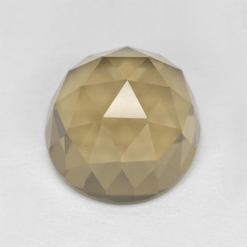Cuarzo Ahumado Marrón medio natural de 4.88 ct, Corte Óvalo, VS