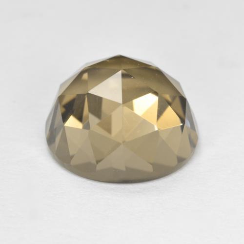 Cuarzo Ahumado Marrón medio natural de 4.88 ct, Corte Óvalo, VS