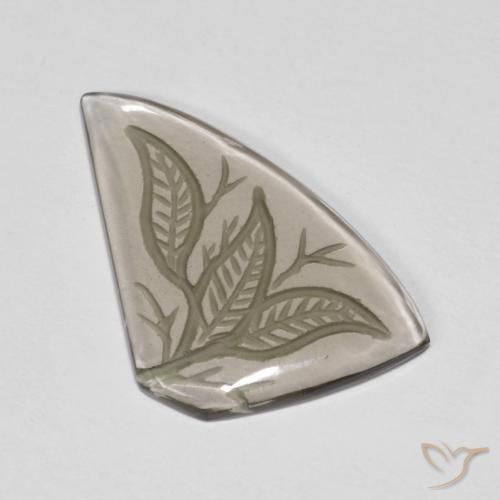 cuarzo ahumado Marrón muy claro natural de 10.24 ct, Elegante, Transparente