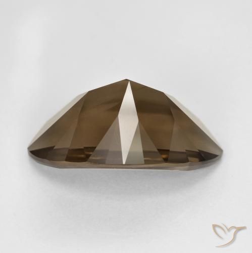cuarzo ahumado Marrón cálido natural de 9.76 ct, Marquesa, VS