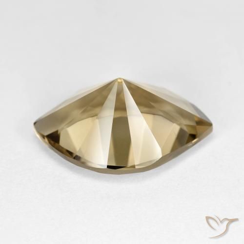 cuarzo ahumado Marrón claro natural de 7.22 ct, Marquesa, VS