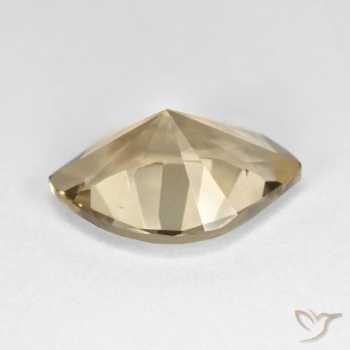 cuarzo ahumado Marrón medio natural de 7.23 ct, Marquesa, VVS-VS