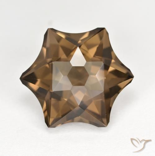 9.61ct Natural Moca claro cuarzo ahumado, Elegante, VVS