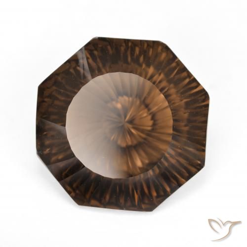 cuarzo ahumado Marrón natural de 8.20 ct, Corte Octágono / Esmeralda, VVS-VS