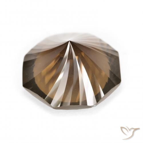 cuarzo ahumado Marrón natural de 8.20 ct, Corte Octágono / Esmeralda, VVS-VS