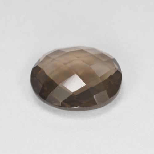 Cuarzo ahumado marrón natural de 1,72 ct, corte óvalo, VVS-VS