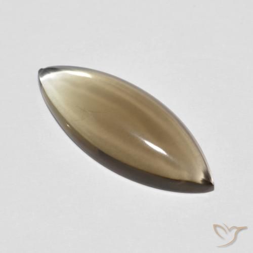 5.64ct Natural Moca claro cuarzo ahumado, Marquesa, Transparente