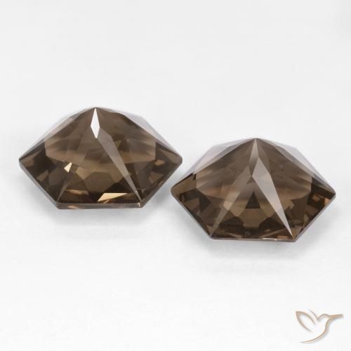 Gemas de cuarzo ahumado Marrón claro natural de 18.61 ct, Elegante, VVS
