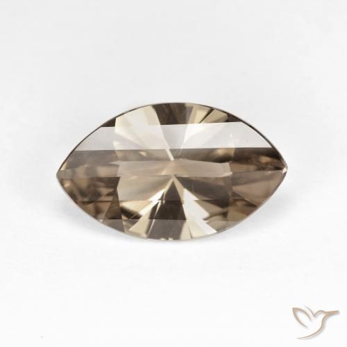 2.48ct Natural Moca claro cuarzo ahumado, Marquesa, VVS
