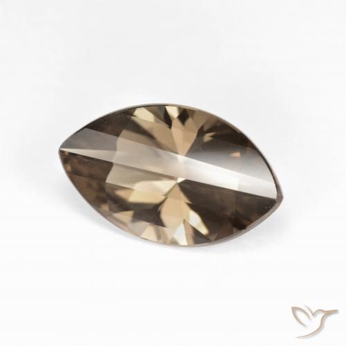 cuarzo ahumado Marrón cálido natural de 2.70 ct, Marquesa, VVS