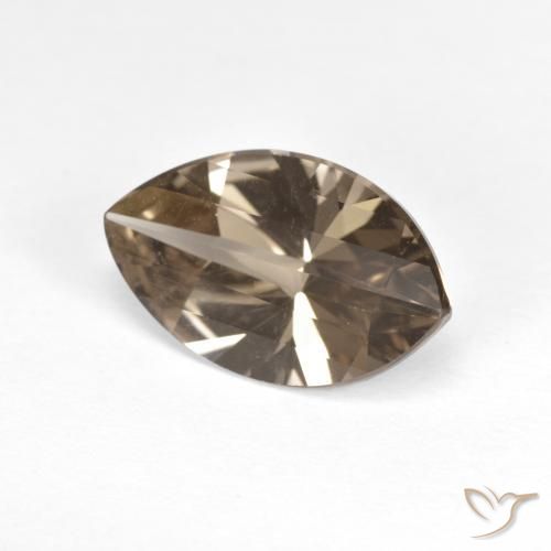 cuarzo ahumado Marrón sombra natural de 2.43 ct, Marquesa, VVS