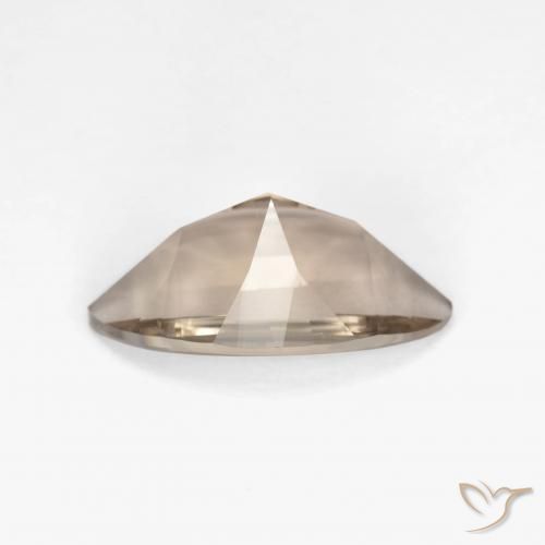 cuarzo ahumado Marrón sombra natural de 2.43 ct, Marquesa, VVS