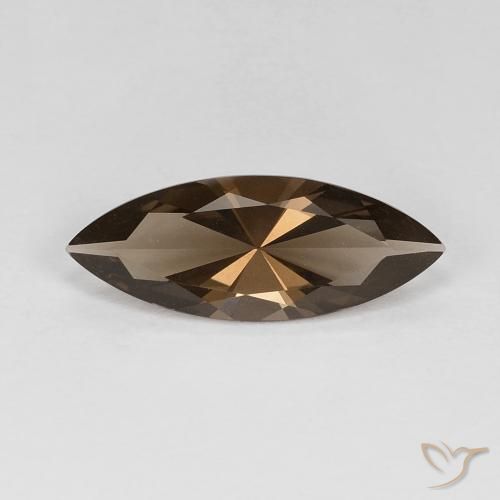 2.77ct Natural Moca claro cuarzo ahumado, Marquesa, VVS