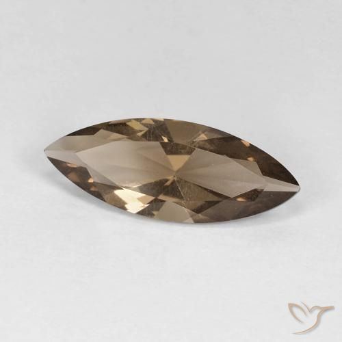 cuarzo ahumado Marrón cálido natural de 2.79 ct, Marquesa, VVS