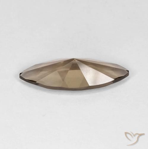 cuarzo ahumado Marrón cálido natural de 2.79 ct, Marquesa, VVS