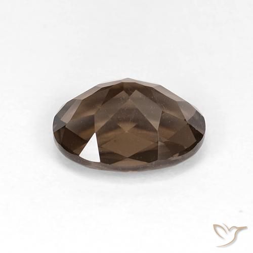 cuarzo ahumado Marrón medio natural de 2.52 ct, Ovalada, VS