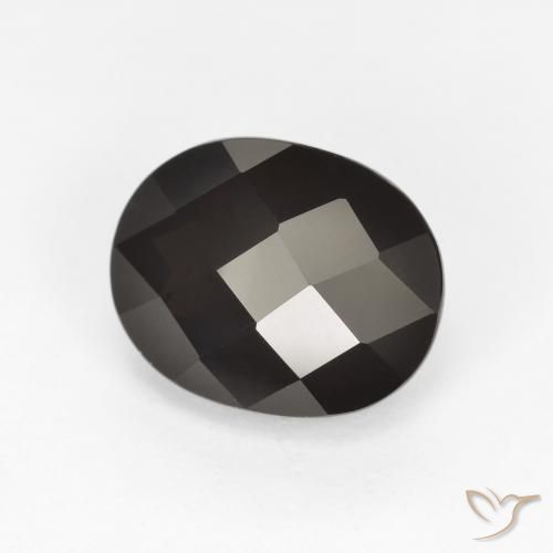 cuarzo ahumado Marrón chocolate natural de 2.61 ct, Ovalada, VVS