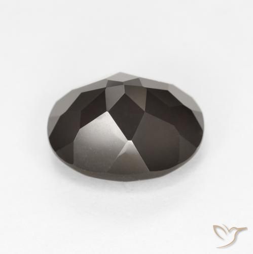 cuarzo ahumado Marrón chocolate natural de 2.61 ct, Ovalada, VVS