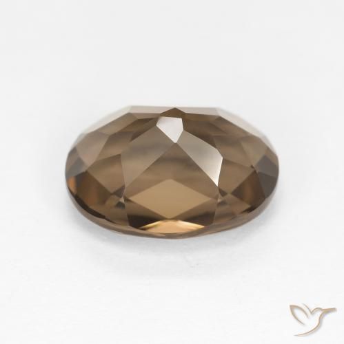 cuarzo ahumado Marrón cálido natural de 2.48 ct, Ovalada, VVS