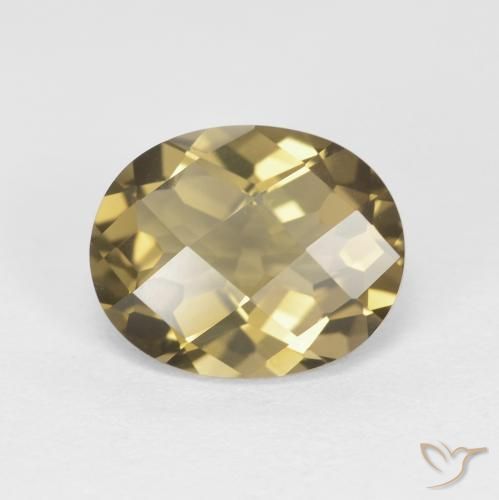 2.43ct Natural Marrón café cuarzo ahumado, Ovalada, VVS