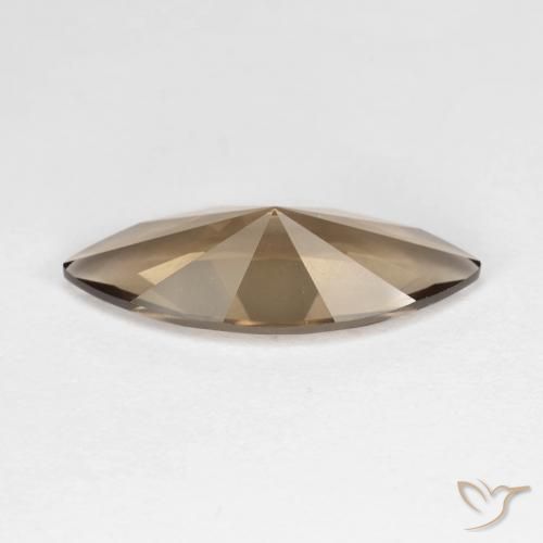 cuarzo ahumado Marrón claro medio natural de 2.96 ct, Marquesa, VVS