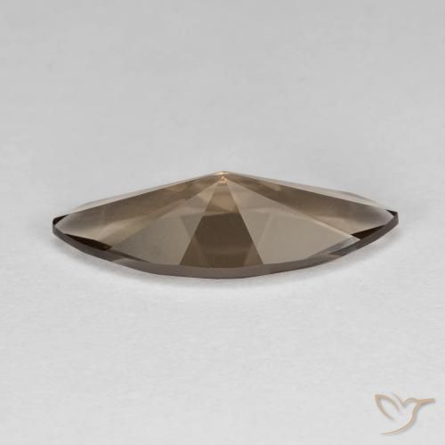 cuarzo ahumado Marrón cálido natural de 3.10 ct, Marquesa, VVS