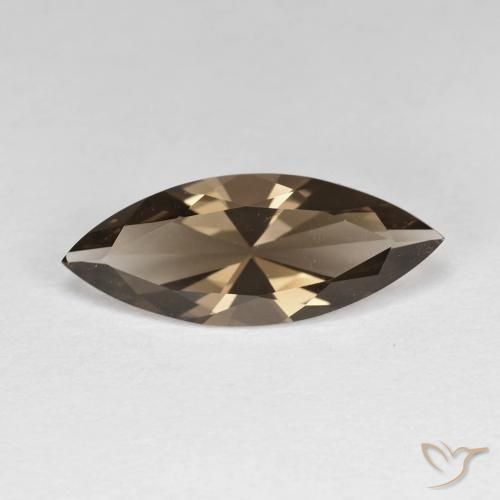 2.52ct Natural Marrón cálido cuarzo ahumado, Marquesa, VVS