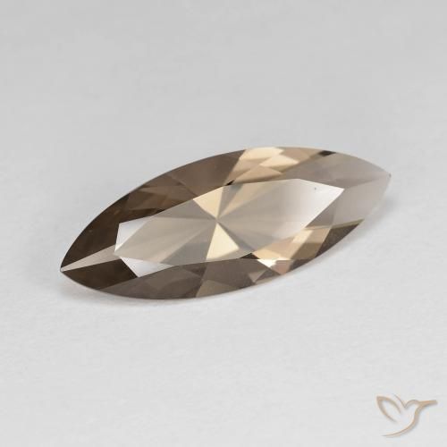 cuarzo ahumado Marrón madera natural de 2.69 ct, Marquesa, VVS