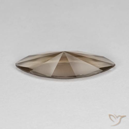 cuarzo ahumado Marrón madera natural de 2.69 ct, Marquesa, VVS
