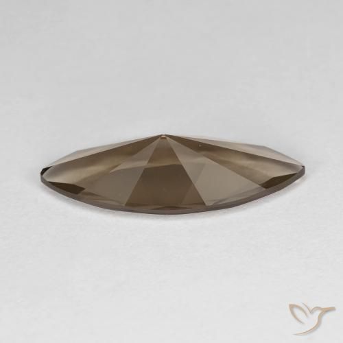 cuarzo ahumado Marrón cálido natural de 2.74 ct, Marquesa, VVS