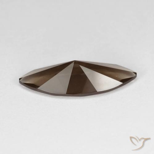 cuarzo ahumado Marrón sombra natural de 2.80 ct, Marquesa, VVS