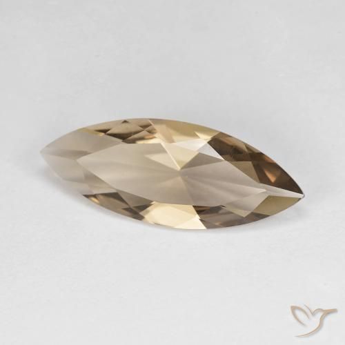 cuarzo ahumado Marrón madera natural de 2.67 ct, Marquesa, VVS