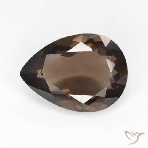 6.04ct Natural Marrón cuarzo ahumado, En forma de pera, VVS