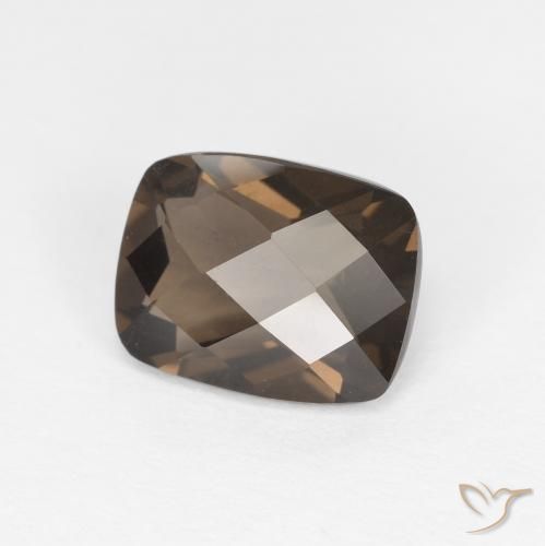 cuarzo ahumado Marrón natural de 1.93 ct, Forma Cojín, VVS-VS