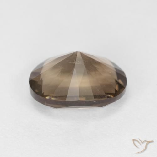 cuarzo ahumado Medium Light-Brown natural de 2.66 ct, Ovalada, VS