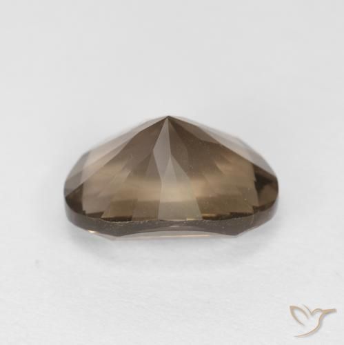 cuarzo ahumado Medium Light-Brown natural de 2.61 ct, Ovalada, VS