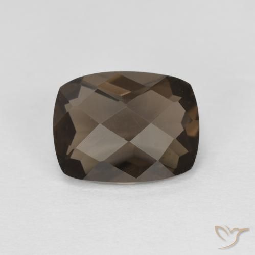 1.89ct Natural Marrón sombra cuarzo ahumado, Forma Cojín, VVS