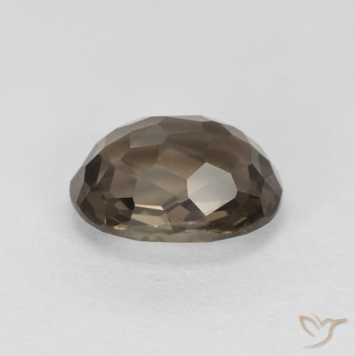 cuarzo ahumado Marrón claro natural de 2.21 ct, Ovalada, VVS