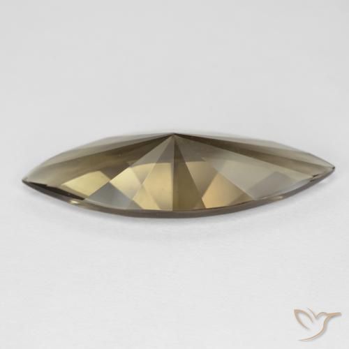 cuarzo ahumado Marrón madera natural de 6.22 ct, Marquesa, VVS
